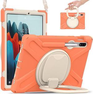 BONAEVER Case for Samsung Galaxy Tab S7 11 Inch 2020 Shockproof Cover with Pen Holder Stand and Shoulder Strap for Samsung Tab S7 11 Inch 2020 SM-T870 SM-T875 SM-T876