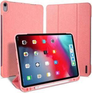 BONAEVER PU Leather Flip Smart Case for iPad Pro 11 Inch 2018 with Pencil Holder Soft TPU Back Cover Trifold Stand with Auto Sleep Wake