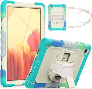 BONAEVER For Samsung Galaxy Tab A7 Case 2020 SM-T500 / T505 / T507 with Screen Protector for Kids Shockproof Cover for 10.4 Inch Tab A7 with S Pen Holder Stand and Strap Shoulder Strap