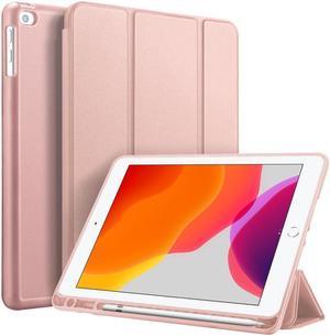 BONAEVER For iPad 10.2 2021 2020 2019 Case Slim Smart Case Cover for iPad 7th 8th 9th Generation 10.2 inch with Pencil Holder Auto Sleep Wake Smart Stand Soft TPU Protective Back Cover