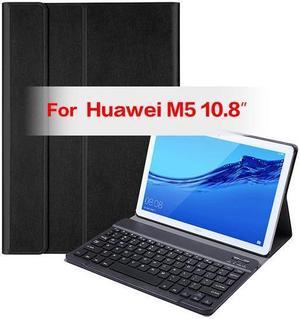 BONAEVER Removable Wireless Bluetooth Keyboard Case for Huawei MediaPad M5 10.8 / M5 Pro 10.8 inch CRM-AL09 CRM-W09 Cover