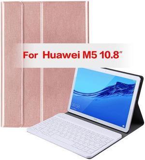 BONAEVER Removable Wireless Bluetooth Keyboard Case for Huawei MediaPad M5 10.8 / M5 Pro 10.8 inch CRM-AL09 CRM-W09 Cover