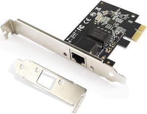 BONAEVER Gigabit Ethernet PCI Express PCI-E Network Card 10/100/1000Mbps RJ45 LAN Adapter Converter for Desktop PC