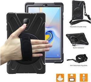 BONAEVER For Samsung Galaxy Tab A 10.5 inch Case 2018 Model SM-T590 / SM-T595 / SM-T597 Shockproof Protective Cover with Stand and & Shoulder Strap