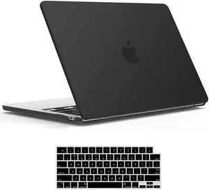 BONAEVER Compatible with MacBook Air 13.6 inch Case 2025 2024 2022 Model M4 A3240 A2681 M2 A3113 M3 with Liquid Retina Display Touch ID Protective Laptop Cover with Keyboard Cover Skin