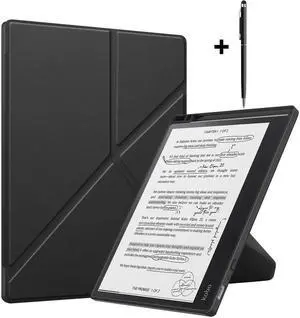 BONAEVER Slim Case for Kobo Elipsa 2E 10.3 inch 2023 - Premium Leather Case Protective Smart Folio Shell Cover with Pen Holder Auto Wake/Sleep Multi-Viewing Angles Stylus Pen