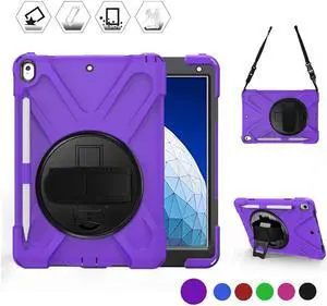 BONAEVER For iPad Air 3 (3rd Generation) 10.5 inch 2019 Case iPad Pro 10.5 inch 2017 Case - Protective Cover with Pencil Holder Stand and & Shoulder Strap BONAEVER For iPad Air 3 (3rd Generation) 10.5 inch 2019 Case iPad Pro 10.5 inch 2017 Case - Protective Cover with Pencil Holder Stand and & Shoulder Strap