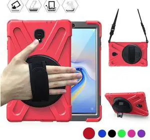 BONAEVER For Samsung Galaxy Tab A 10.5 inch Case 2018 Model SM-T590 / SM-T595 / SM-T597 Shockproof Protective Cover with Stand and & Shoulder Strap