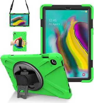 BONAEVER For Samsung Galaxy Tab S5e 10.5 Inch 2019 SM-T720 T725 T727 Case Shockproof Cover with Hand Strap Stand and Shoulder Strap