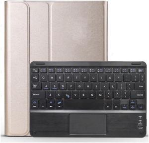BONAEVER Bluetooth Keyboard Case with Trackpad for iPad Pro 12.9 inch 2022 2021 2020 2018 iPad 6th 5th 4th 3rd Generation Removable Wireless Keyboard with Cover