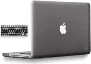 BONAEVER Rubberized Hard Case for MacBook Pro 15 Inch with CD-ROM Model A1286 Shell Cover with Silicone Keyboard Cover for Apple MacBook Pro 15"