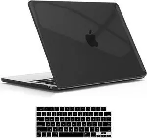 BONAEVER Compatible with MacBook Air 13.6 inch Case 2025 2024 2022 Model M4 A3240 A2681 M2 A3113 M3 with Liquid Retina Display Touch ID Protective Laptop Cover with Keyboard Cover Skin