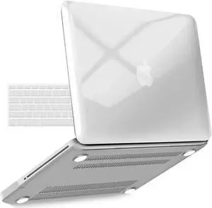 BONAEVER Compatible with MacBook Pro 13 Inch case A1278 Release 2012-2008 Plastic Hard Shell Case with Keyboard Cover for Apple Old Version Mac Pro 13 with CD-ROM