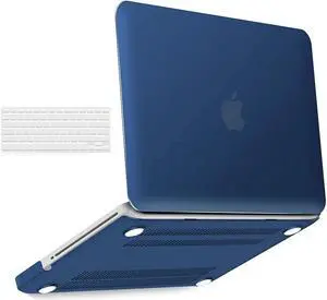 BONAEVER Compatible with MacBook Pro 13 Inch case A1278 Release 2012-2008 Plastic Hard Shell Case with Keyboard Cover for Apple Old Version Mac Pro 13 with CD-ROM