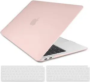 BONAEVER Compatible with MacBook Air 13 inch Case 2022 2021-2018 Release A2337 M1 A2179 A1932 with Retina Display Touch ID Plastic Hard Shell with Keyboard Cover