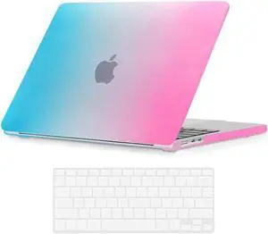 BONAEVER Compatible with Old Version MacBook Air 13 Inch Case (2017-2010 Release) Model: A1466 / A1369 Plastic Hard Shell Case with Keyboard for Apple Mac Air 13"