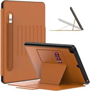 BONAEVER For iPad 9th 8th 7th Generation 10.2 inch Case [ Standrong Magnetic] Auto Sleep/Wake Drop Proof Cover with [Multi-angle Stand ] Pencil Holder & Card Slot for iPad 10.2 Inch 2021 2020 2019