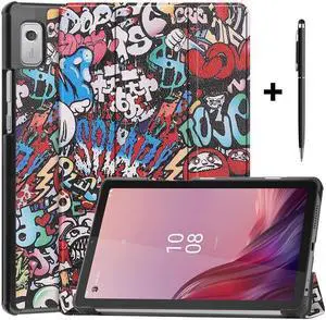 BONAEVER Case for Lenovo Tab M9 2023 9 inch Model TB310XU / TB310FU Slim Stand andard Shell Protective Cover with Stylus Pen Multicolor