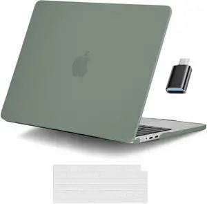 BONAEVER For Macbook Air 15 inch Case 2025 2024 2023 A3241 M4 A3114 M3 A2941 M2 Ultra Thin Plastic Hard Shell Cover with Keyboard Skin & Type C Adapter