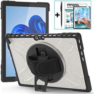 BONAEVER Case For Surface Pro 7 Plus / Surface Pro 7 / Surface Pro 6 / Surface Pro 5 / Surface Pro 4 12.3 inch Shockproof Cover with Stand and Strap Pen Holder 2 in 1 Stylus Pen