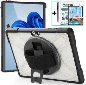 BONAEVER Case For Microsoft Surface Go 3 2021 / Surface Go 2 2020 / Surface Go 2018 Shockproof Cover with Stand and Strap 2 in 1 Pen Holder Stylus Pen Compatible with Type Cover Keyboard