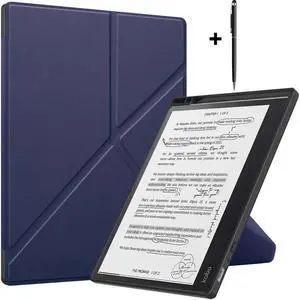 BONAEVER Slim Case for Kobo Elipsa 2E 10.3 inch 2023 - Premium Leather Case Protective Smart Folio Shell Cover with Pen Holder Auto Wake/Sleep Multi-Viewing Angles Stylus Pen