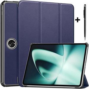 BONAEVER Case for Oppo OnePlus Pad  Oppo Pad 2 1161 inch 2023 Tri fold Slim Hard Shell Smart Protective Cover with MultiAngle Stand Universal Stylus Pen