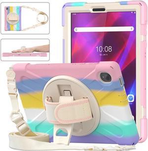 BONAEVER Case for Lenovo Tab M10 FHD Plus 10.3 inch 2020 2nd Gen / K10 TB-X606F TB-X606X TB-X6C6F TB-X6C6X Shockproof Cover with Stand Shoulder Strap