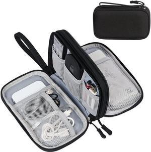 Matein Electronic Travel Organizer Storage Bag for Chargers, Cords, Cables,  USB - Black 