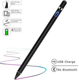 BONAEVER Stylus Pens for Touch Screens Fine Point Active Stylus Pen Rechargeable Compatible with Ipad iPhone Android Capacitive Stylus for Writing Drawing