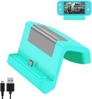 BONAEVER Nintendo Switch Dock Mini Portable Charging Stand with USB Type C Port Replacement Charging Dock Standation for Nintendo Switch Switch Lite