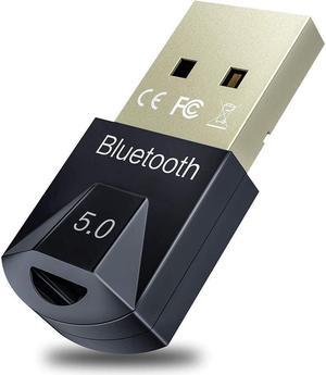 USB Bluetooth Adapter,Encrypted Wireless Transmission,Mini Bluetooth 5.0 Applicable to Laptops, Desktop Computers, Mice, Keyboards, Headsets, Speakers, Printers,Windows 10/8.1/8/7