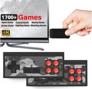 BONAEVER Wireless H held TV Video Game Console Build In 1700 NES 8 Bit HDMI-compatible Retro Game Console Dual Gamepad