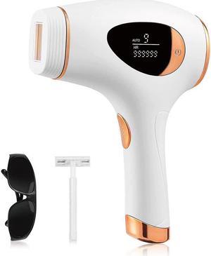 BONAEVER Home Laser Hair Removal for Women Permanent Painless IPL Hair Removal Device Hair Remover with 9 Energy Levels 2 Flash Modes 999999 Flashes for Armpits