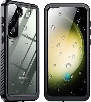 BONAEVER For Samsung Galaxy S23 6.1 inch Case Waterproof Built-in Screen Protector [12FT Military Shockproof] IP68 Waterproof Full-Body Anti-Scratched Rugged Case