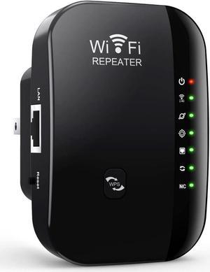 BONAEVER WiFi Repeater 300Mbps WiFi Extender 2.4GHz WiFi Amplifier with Repetidor/Ap Mode WPS Function WiFi Network Signal Amplifier with Ethernet Port
