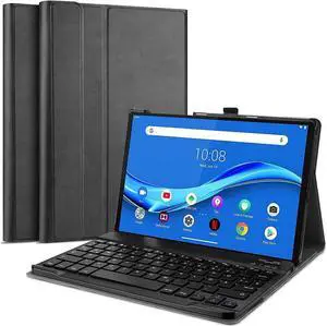 BONAEVER Wireless Keyboard Case for Lenovo Tab K10 2021 / Lenovo Tab M10 FHD Plus 2020 2nd Gen 10.3 inch TB-X606F / TB-X606X Slim Shell Stand Cover with Keyboard