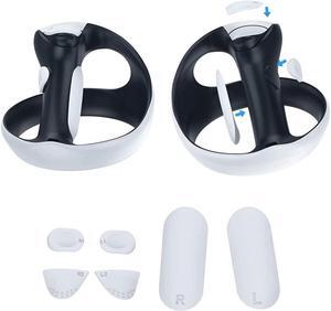 BONAEVER Silicone Controller Pad for PS VR24 in 1 Accessories Kit for PS VR2 Controller with Anti-Slip Handle Cover Grip Protection