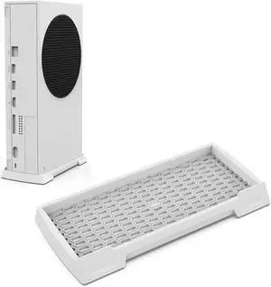 BONAEVER Vertical Stand Compatible with Xbox Series S Console White