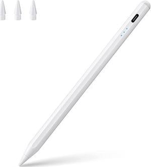 BONAEVER Stylus Pen for ipad Active Pencil with Quick Charge Palm Rejection Tilt Sensor Magnetic Apple Pen Compatible with 2018-2023 iPad Pro 11"/12.9"iPad 10/9/8/7/6iPad Mini 5/6iPad Air 3/4/5