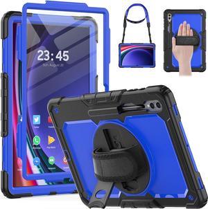 BONAEVER For Samsung Galaxy Tab S9 Ultra / S8 Ultra 14.6 Inch Case with Screen Protector Shockproof Cover with Pen Holder Stand and Shoulder Strap Stylus Pen