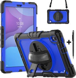 BONAEVER Case for Lenovo Tab K10M10 Plus 2nd Gen 103 inch 2021 2020 with Screen Protector Shockproof Protective Cover with Pen Holder Stand and Shoulder Strap Stylus Pen