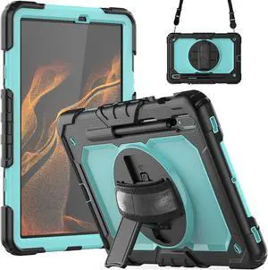 BONAEVER For Galaxy Tab S8 2022 / Tab S7 2020 11 Inch Case (SM-X700/706/T870/T875) with S Pen Holder Rugged Shockproof Rotating Stand and Protective Cover for Galaxy Tab S8 / S7 11"