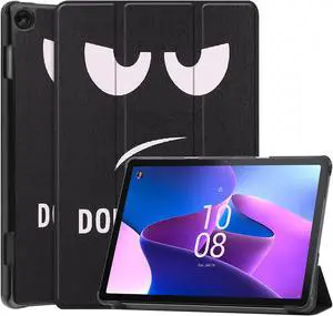 BONAEVER Case for Lenovo Tab M10 3rd Gen 10.1 inch 2022 TB-328F Slim Shell Tri-Fold Magnetic protective Stand Cover with Auto Sleep/Wake