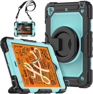 For iPad mini (5/4/3/2/1) Case Kids Shockproof Stand Cover with Screen  Protector