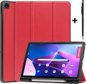 BONAEVER For Lenovo Tab M10 Plus Case 10.6 Inch 2022 3rd Gen Slim Stand andard Back Shell Protective Smart Cover Case for Lenovo Tab M10 Plus 10.6" 2022 Release with Universal Stylus Pen