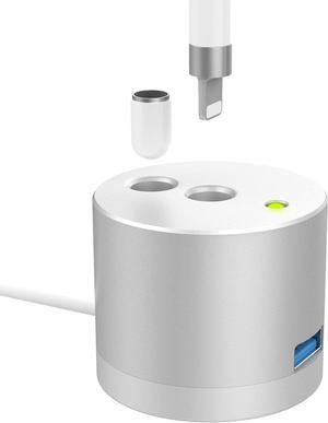 Charging Stand Compatible for Apple Pencil,Portable Desktop Fast Charging Station Charger Dock Pen Holder for Apple iPad Pro Pencil/Pen iPad Pro 12.9 10.5 9.7, iPad 10.2 2019 2021