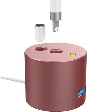 Charging Stand Compatible for Apple Pencil,Portable Desktop Fast Charging Station Charger Dock Pen Holder for Apple iPad Pro Pencil/Pen iPad Pro 12.9 10.5 9.7, iPad 10.2 2019 2021 Pink