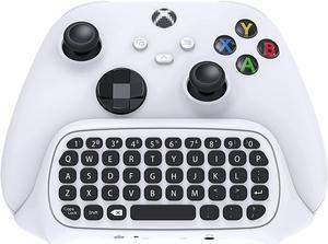 Controller Keyboard for Xbox Series X / Series S / One / S / Controller, Mini Game Chatpad Keypad with Audio/3.5mm Headset Jack & 2.4Ghz Receiver Accessories for for Xbox Series X/S Game Controller