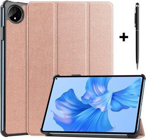 BONAEVER Huawei MatePad Pro 11 inch 2022 Case Slim Stand andard Back Shell Protective Smart Cover with Universal Stylus Pen Rose Gold